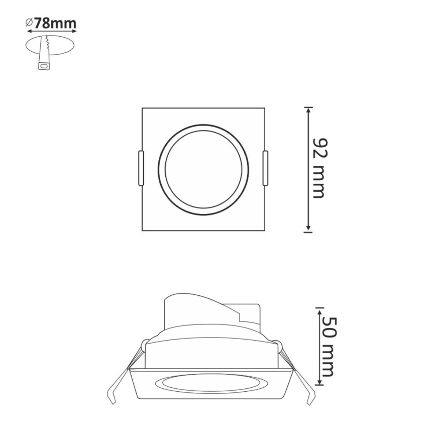 Светодиодный подвесной потолочный угловой светильник VENUS LED/7W/230V серебряный