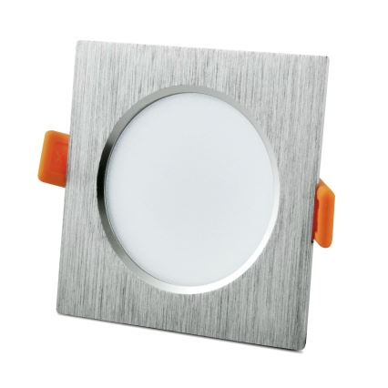 Светодиодный подвесной потолочный угловой светильник VENUS LED/7W/230V серебряный