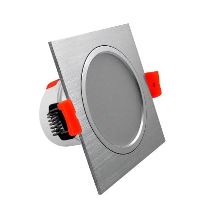 Светодиодный подвесной потолочный угловой светильник VENUS LED/7W/230V серебряный