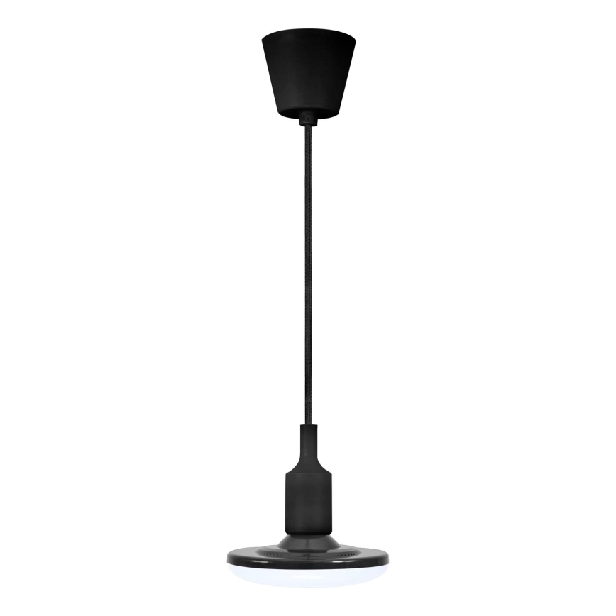 Светодиодный подвесной светильник KIKI 1xE27/10W/230V черный