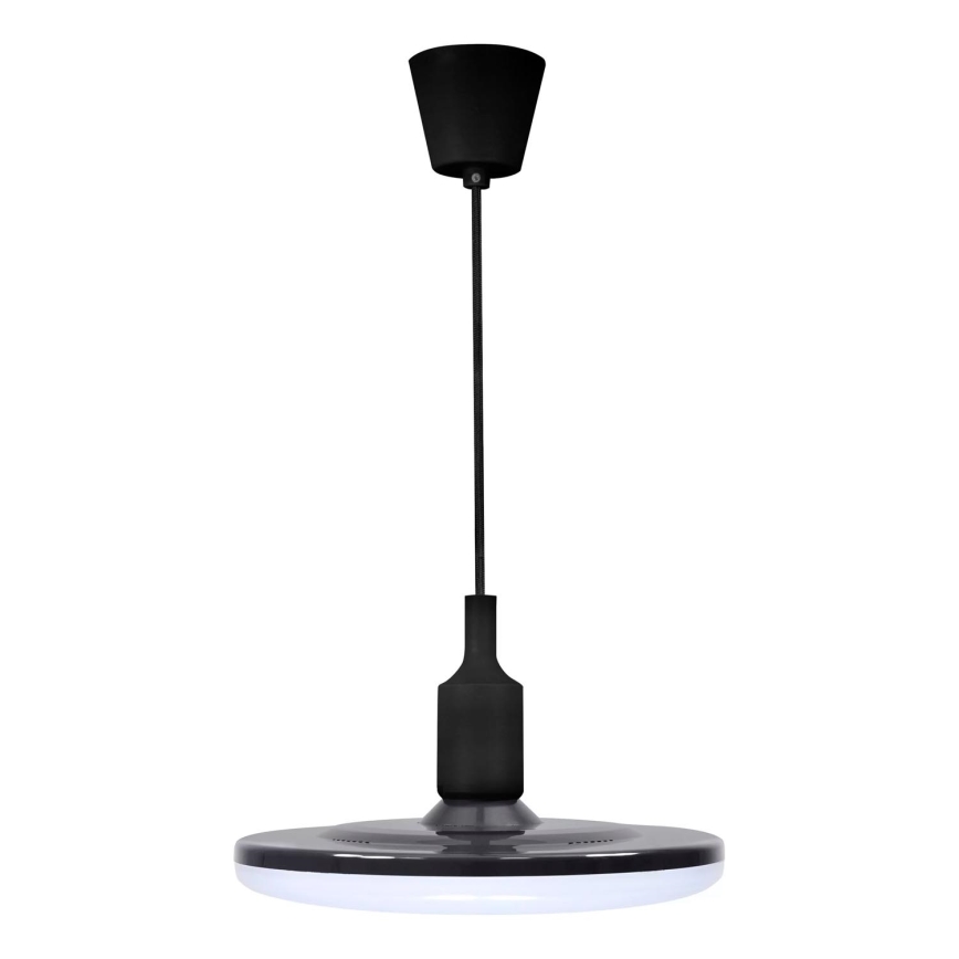 Светодиодный подвесной светильник KIKI 1xE27/15W/230V черный