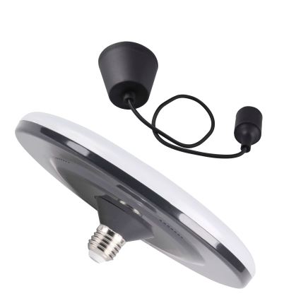 Светодиодный подвесной светильник KIKI 1xE27/15W/230V черный