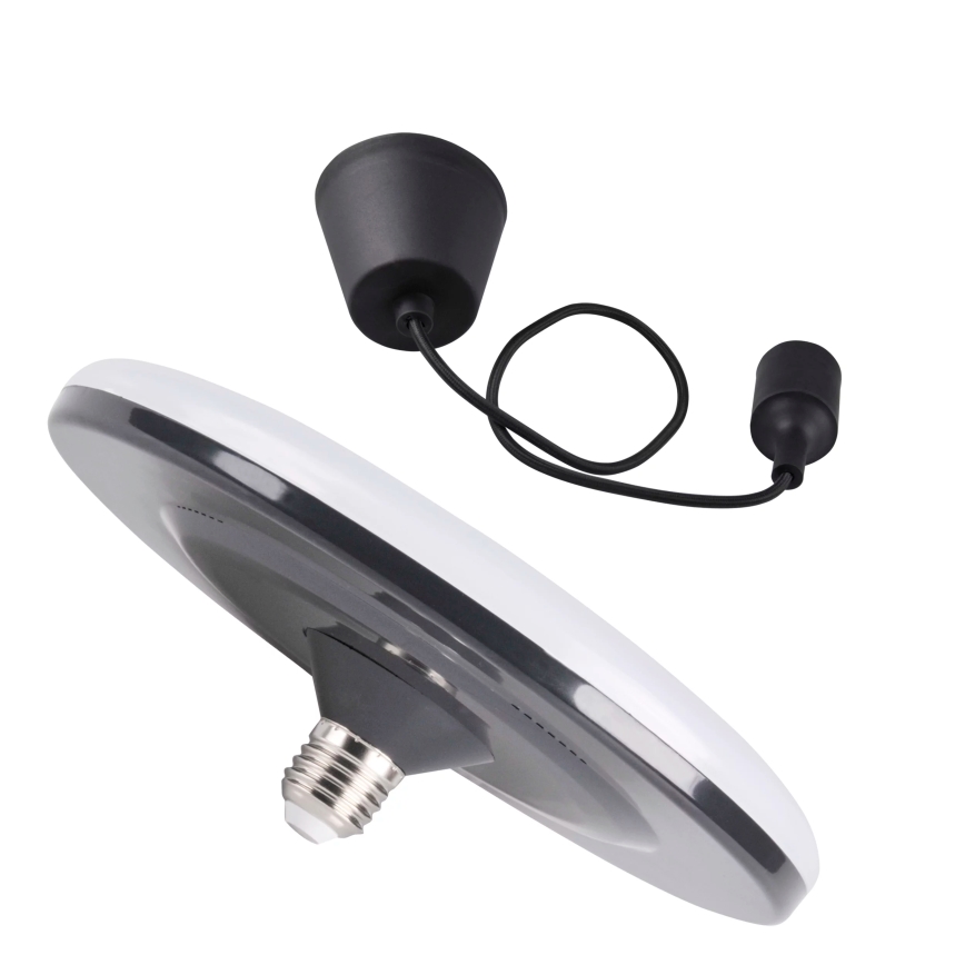 Светодиодный подвесной светильник KIKI 1xE27/15W/230V черный
