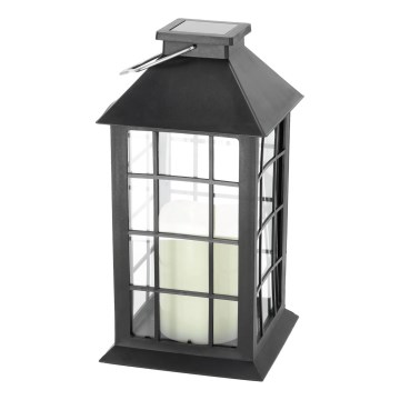 Светодиодный подвесной светильник на солнечной батарее LED/0,02W/1,2V 1xAA 2700K IP44 200 mAh черный