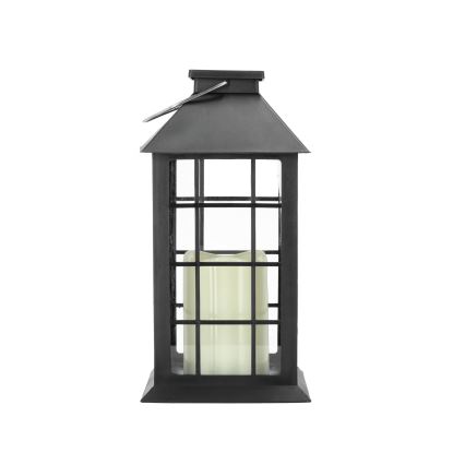 Светодиодный подвесной светильник на солнечной батарее LED/0,02W/1,2V 1xAA 2700K IP44 200 mAh черный