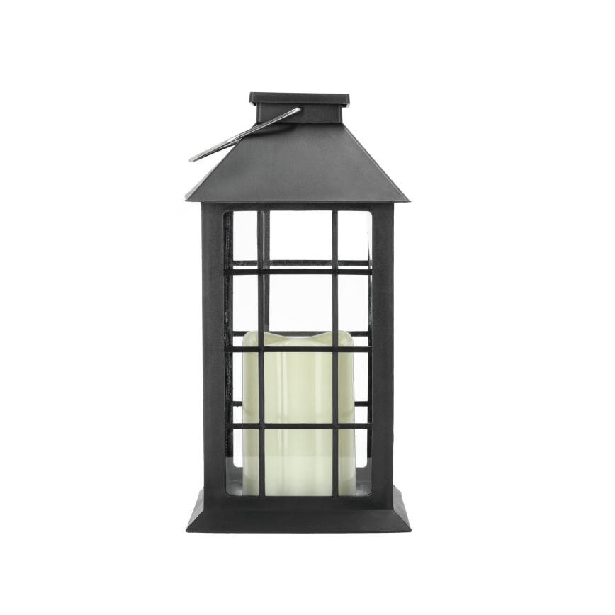 Светодиодный подвесной светильник на солнечной батарее LED/0,02W/1,2V 1xAA 2700K IP44 200 mAh черный