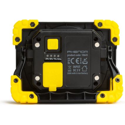 Светодиодный портативный мини прожектор LED/5W/5V Li-Ion 2000 мАч IP33