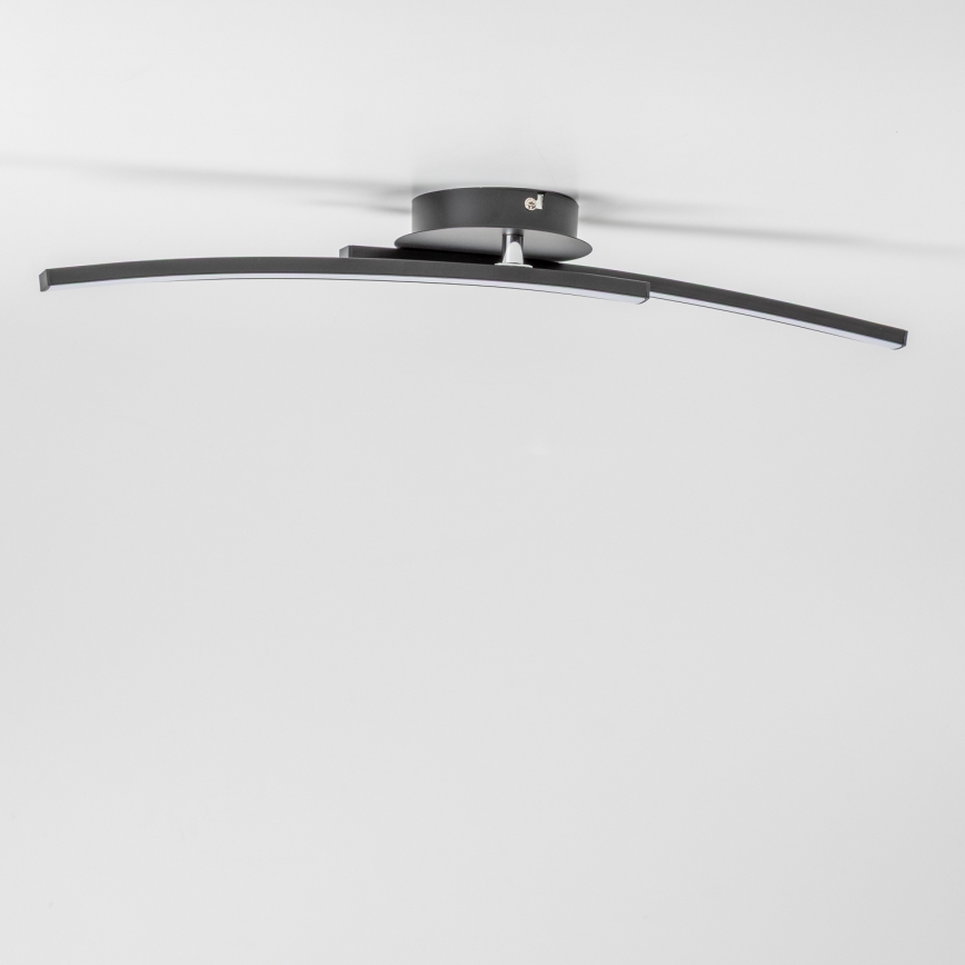 Светодиодный потолочный светильник 2xLED/6W/230V черный