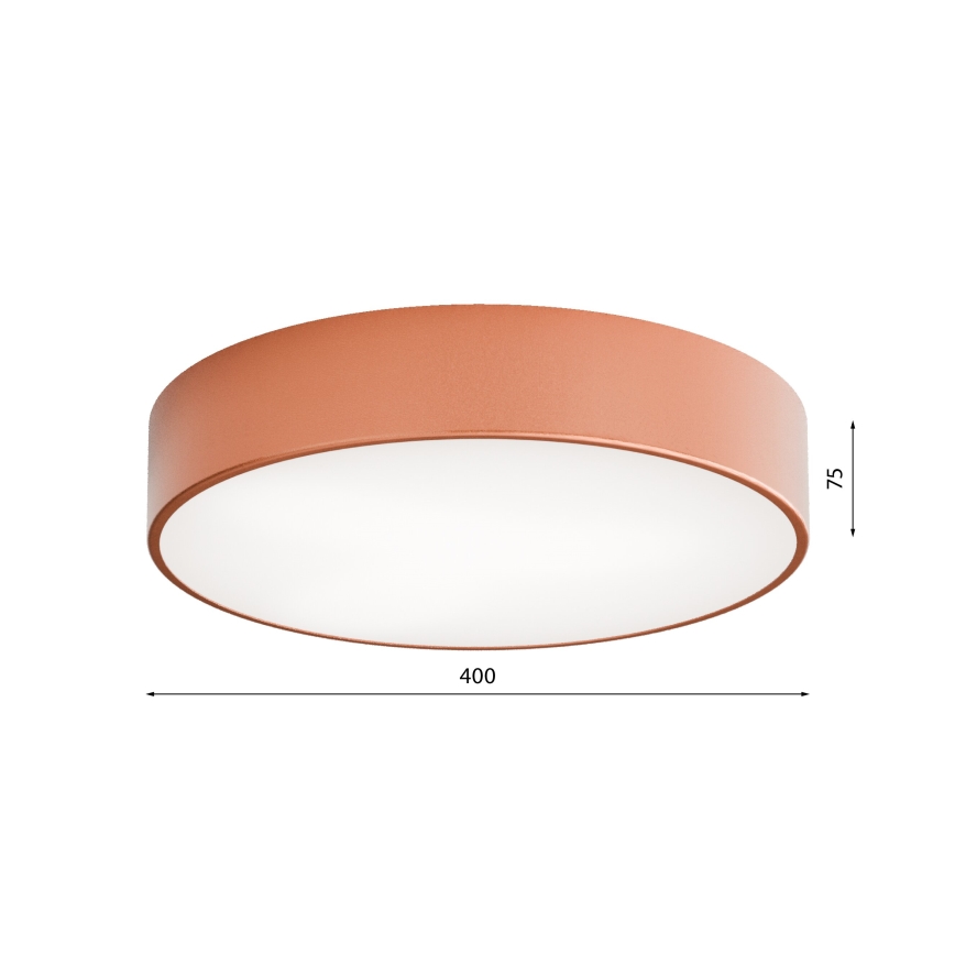 Светодиодный потолочный светильник CLEO LED/43W/230V 3000K диаметр 40 см медный