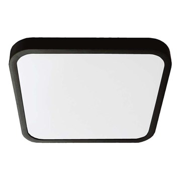 Светодиодный потолочный светильник для ванной комнаты LED/18W/230V 4000K IP44 25x25 см черный