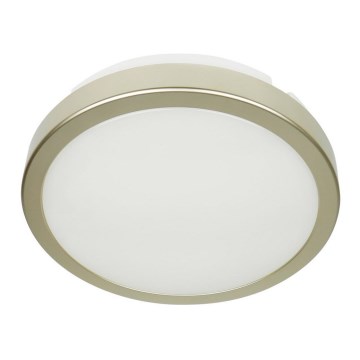 Светодиодный потолочный светильник для ванной комнаты LED/18W/230V IP65 золотая