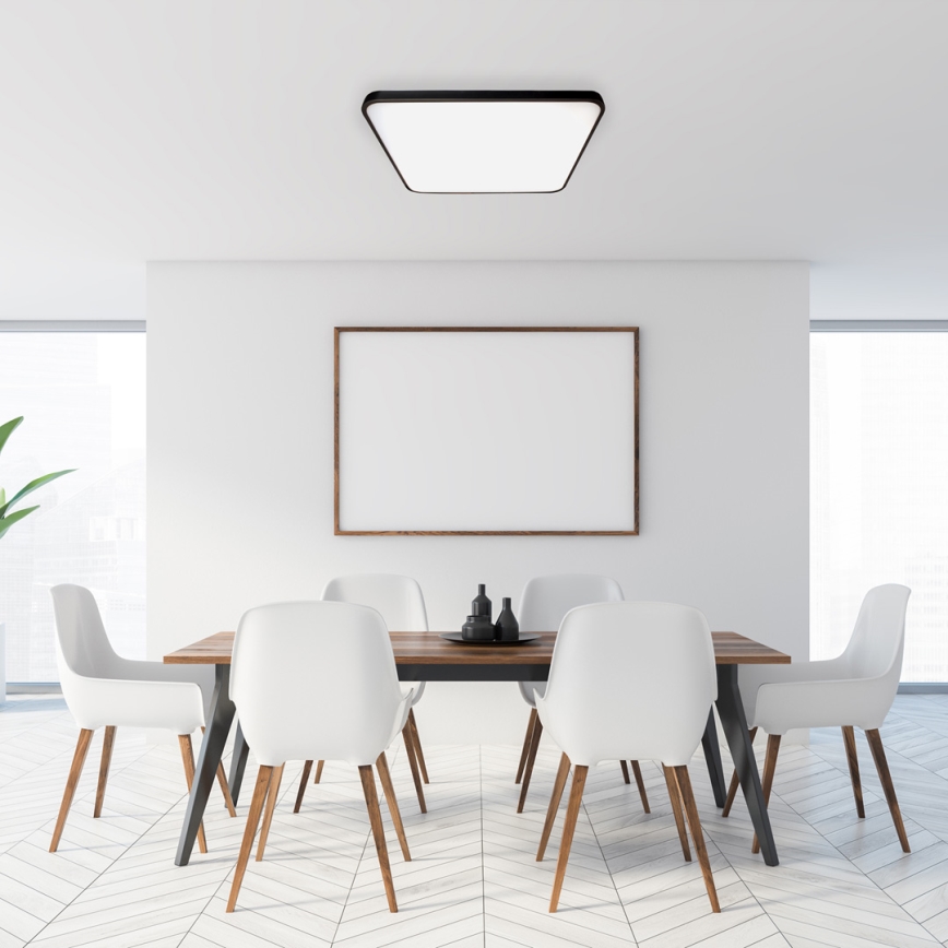 Светодиодный потолочный светильник FABIO LED/35W/230V черный