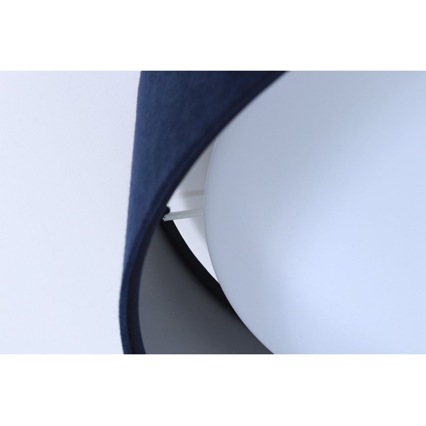 Светодиодный потолочный светильник GALAXY 1xLED/24W/230V диам. 44 см синий/серебристый