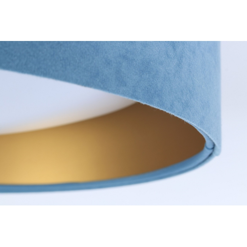 Светодиодный потолочный светильник GALAXY 1xLED/24W/230V диам. 44 см синий/золотой