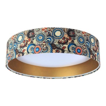 Светодиодный потолочный светильник GALAXY LED/24W/230V диам. 44 см многоцветный/золотой