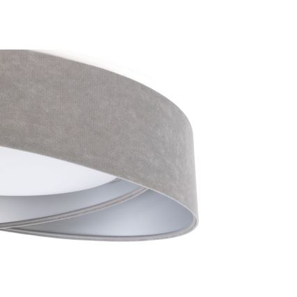 Светодиодный потолочный светильник GALAXY MODERN LED/24Вт/230В диаметр 55 см серый/серебристый