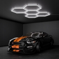 Светодиодный потолочный светильник HEXAGON LED/240W/85-265V 6500K 298x209 см CRI 90 IP44 белый