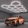 Светодиодный потолочный светильник HEXAGON LED/570W/85-265V 6500K 522x298 cm CRI 90 IP44 белый