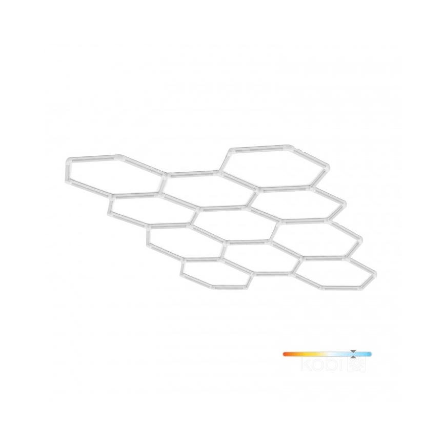 Светодиодный потолочный светильник HEXLINE LED/513 Вт/230 В 6500K 300x516 см белый