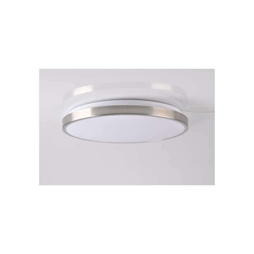 Светодиодный потолочный светильник KERN LED/24W/230V никель