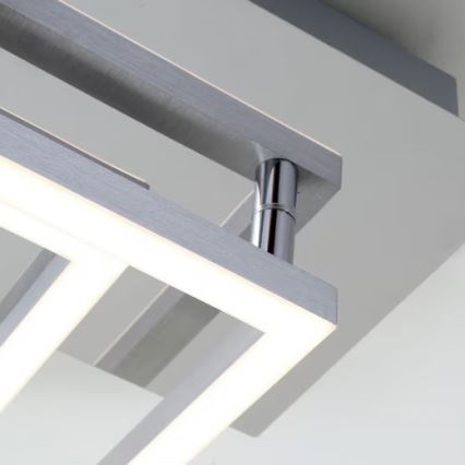 Светодиодный потолочный светильник LED/10Вт/230В 3000К матовый хром