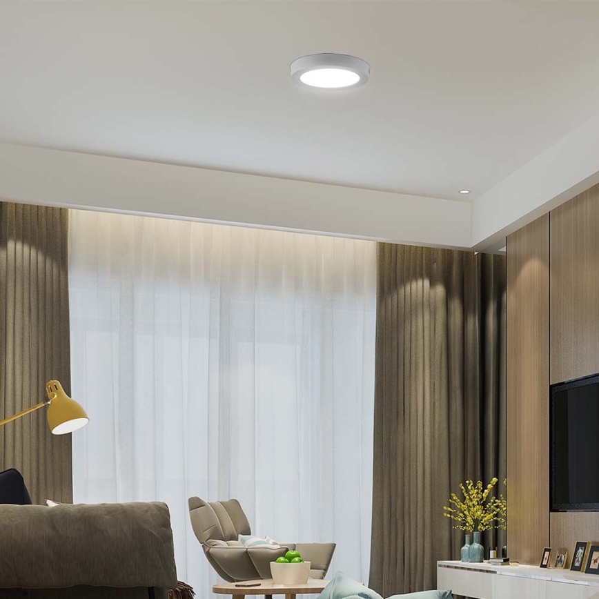 Светодиодный потолочный светильник LED/18W/230V 4000K диаметр 21,5 см