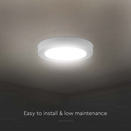 Светодиодный потолочный светильник LED/18W/230V 4000K диаметр 21,5 см