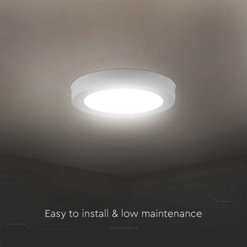 Светодиодный потолочный светильник LED/18W/230V 6500K диаметр 21,6 см