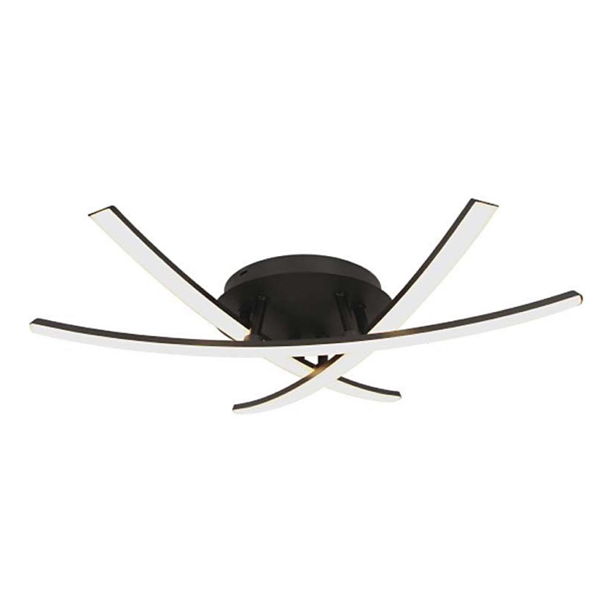 Светодиодный потолочный светильник LED/20W/230V 3000K черный