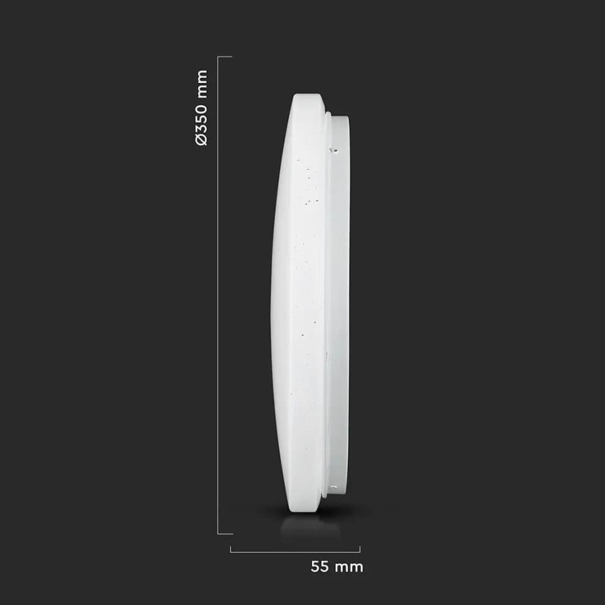 Светодиодный потолочный светильник LED/24W/230V 35cm 3000K/4000K/6400K
