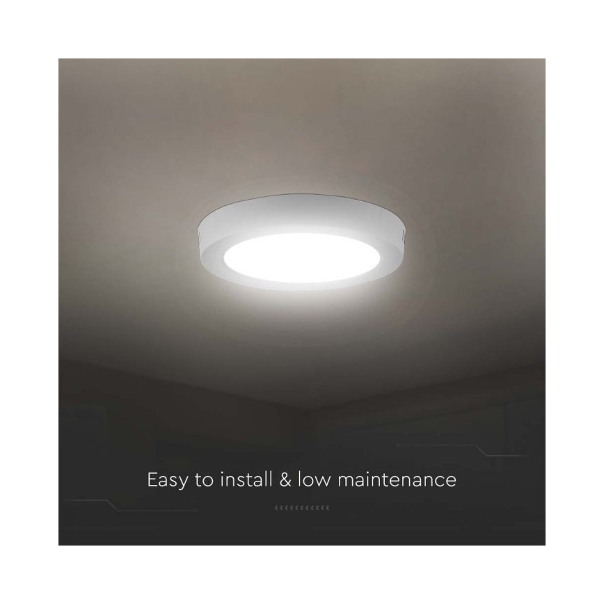 Светодиодный потолочный светильник LED/24W/230V 4000K диаметр 28,9 см