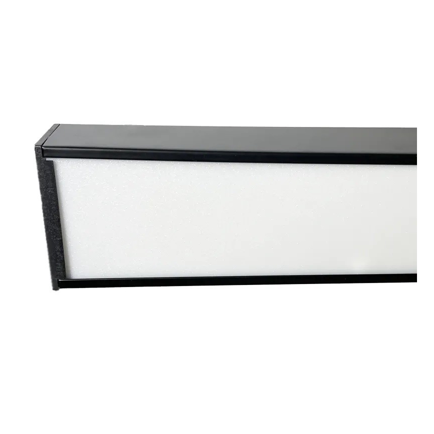 Светодиодный потолочный светильник LED/32W/230V 4000K 120x7 см черный