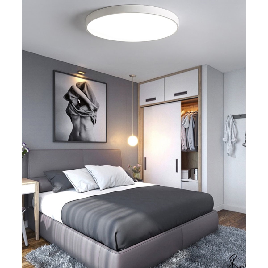 Светодиодный потолочный светильник LED/60W/230V 4000K диаметр 60 см белый