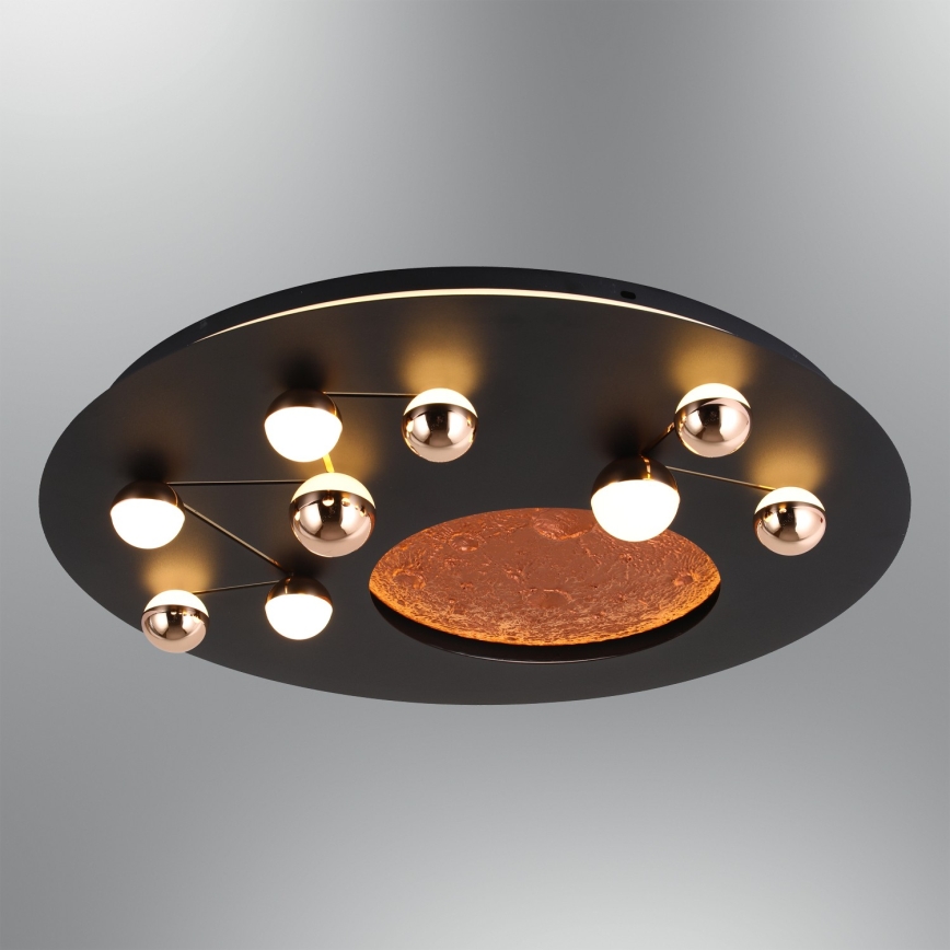 Светодиодный потолочный светильник MARS LED/58W/230V 3000K чёрный
