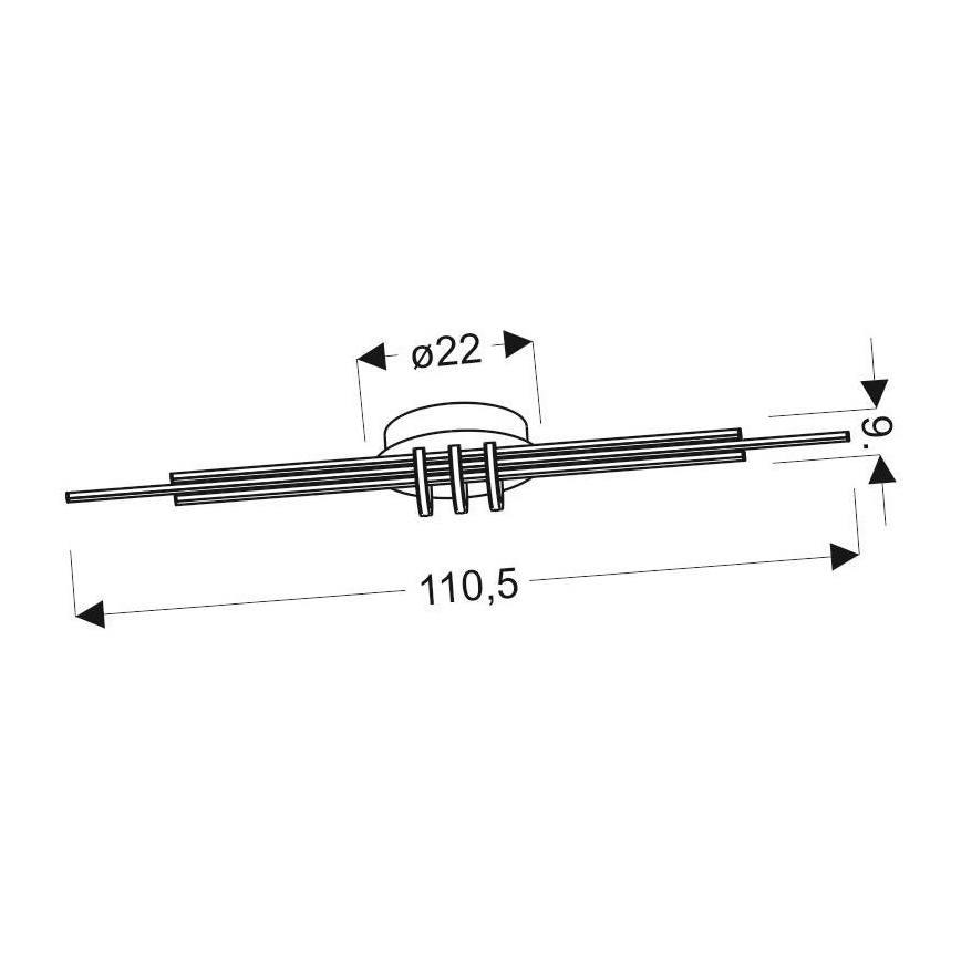 Светодиодный потолочный светильник NAKSOS LED/40W/230V