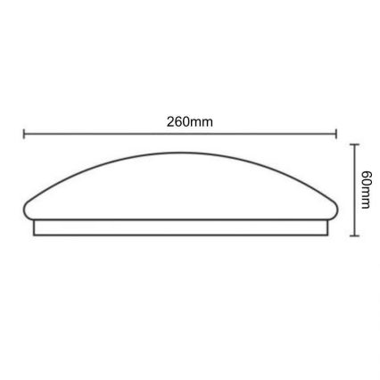 Светодиодный потолочный светильник с датчиком OPAL LED/12W/230V 4000K