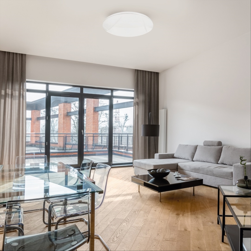 Светодиодный потолочный светильник с регулированием яркости ALLISTER LED/50W/230V 3000-6000K + дистанционное управление