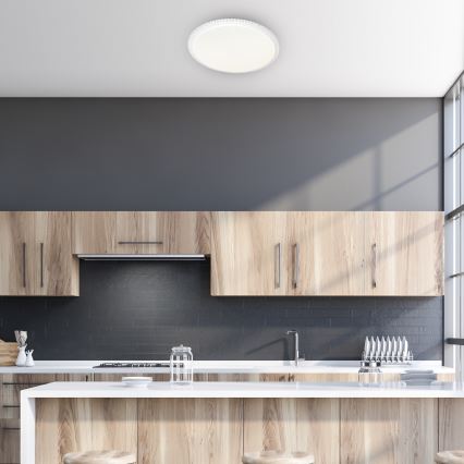 Светодиодный потолочный светильник с регулированием яркости CRUZ с дистанционным управлением 1xLED/66W/230V 3300 лм