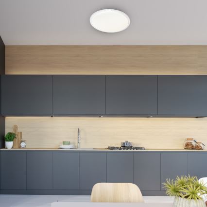 Светодиодный потолочный светильник с регулированием яркости CRUZ с дистанционным управлением 1xLED/66W/230V 3300 лм