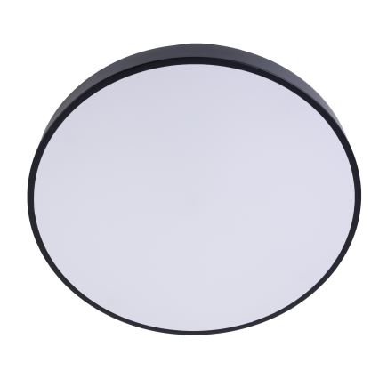 Светодиодный потолочный светильник с регулированием яркости LED/30W/230V 3000-6500K диаметр 30 см черный + дистанционное управление