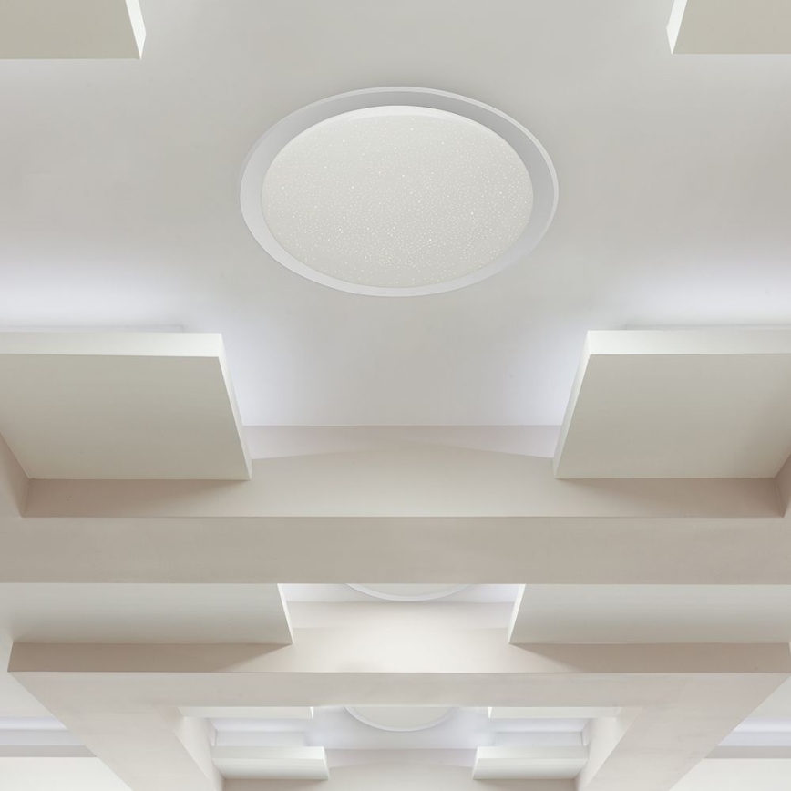 Светодиодный потолочный светильник с регулированием яркости LED/40W/230V 3000K/4000K/6500K диаметр 56,5 см + дистанционное управление
