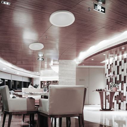 Светодиодный потолочный светильник с регулированием яркости LED/40W/230V 3000K/4000K/6500K диаметр 51 см + дистанционное управление