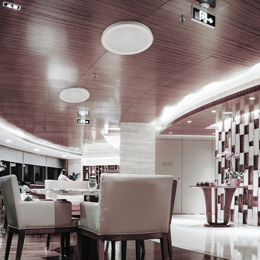 Светодиодный потолочный светильник с регулированием яркости LED/40W/230V 3000K/4000K/6500K диаметр 51 см + дистанционное управление