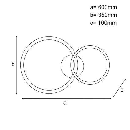 Светодиодный потолочный светильник с регулированием яркости LED/48W/230V 3000-6500K + дистанционное управление