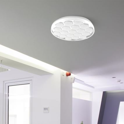 Светодиодный потолочный светильник с регулированием яркости LED/60W/230V 3000/4000/6500K диаметр 49 см + дистанционное управление