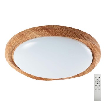 Светодиодный потолочный светильник с регулированием яркости LED/60W/230V 3000-6500K диаметр 49 см + дистанционное управление