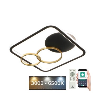 Светодиодный потолочный светильник с регулированием яркости LED/70W/230V 3000-6500K + дистанционное управление