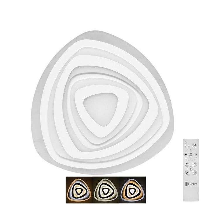 Светодиодный потолочный светильник с регулированием яркости VELA LED/60W/230V 2700-6500K + дистанционное управление