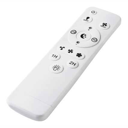 Светодиодный потолочный светильник с вентилятором и регулированием яркости FARGO LED/37W/230V белый + дистанционное управление