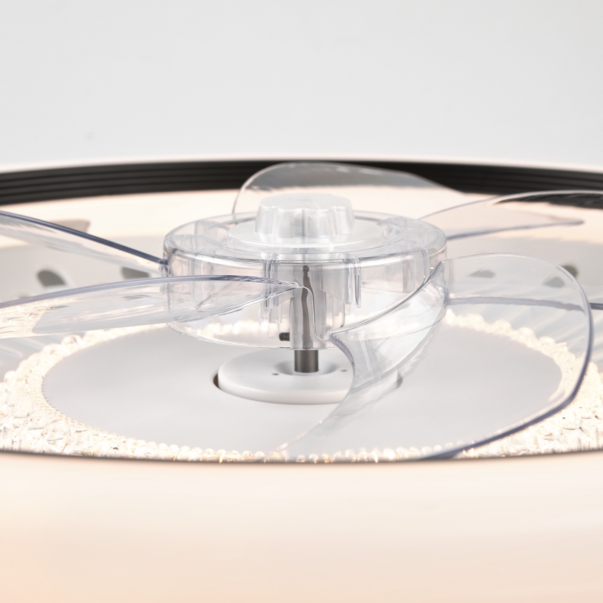 Светодиодный потолочный светильник с вентилятором и регулированием яркости GEMMA LED/37W/230V белый + дистанционное управление